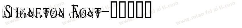 Signeton Font字体转换